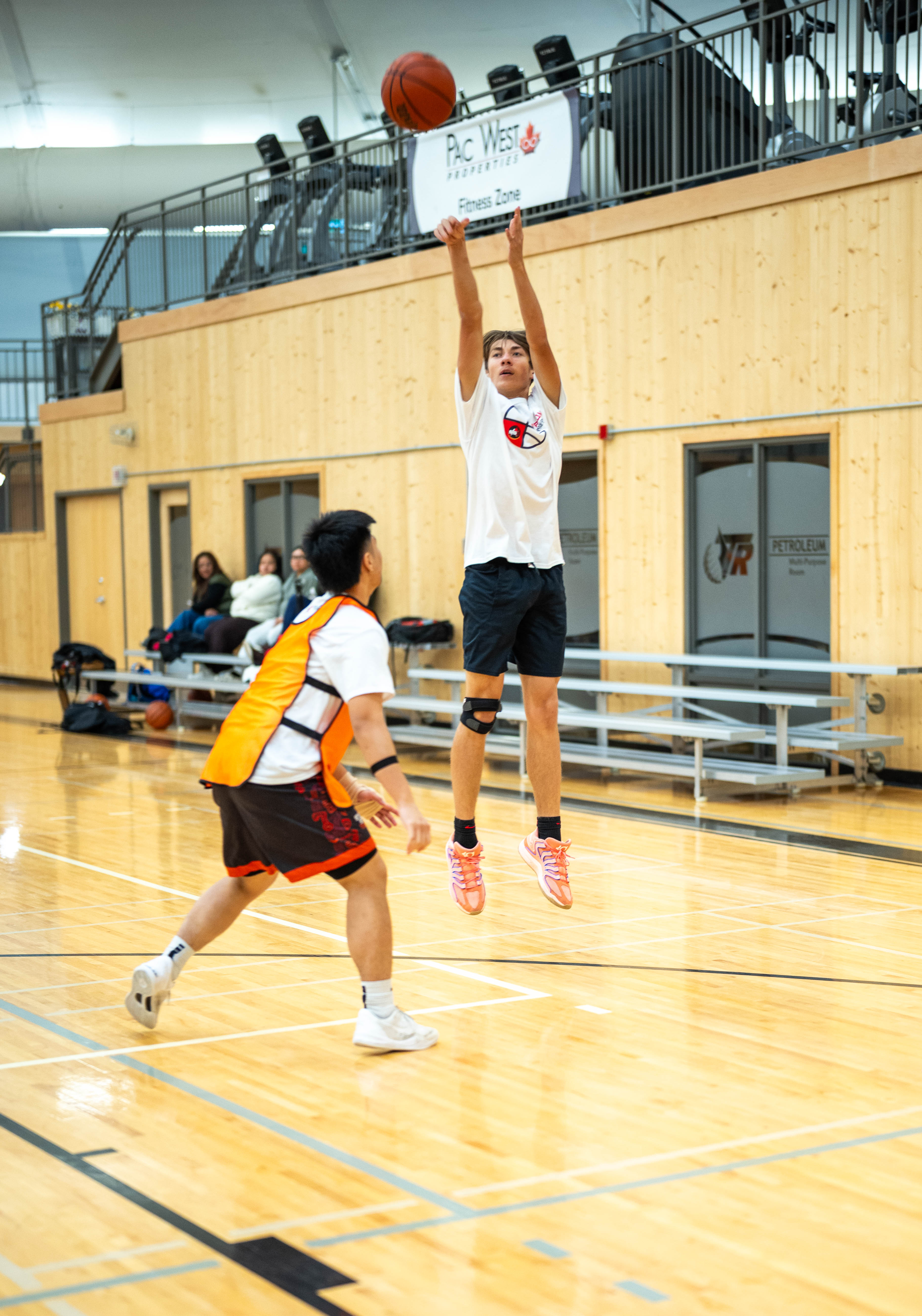 Stutter Steps player driving to the basket during a small-sided game